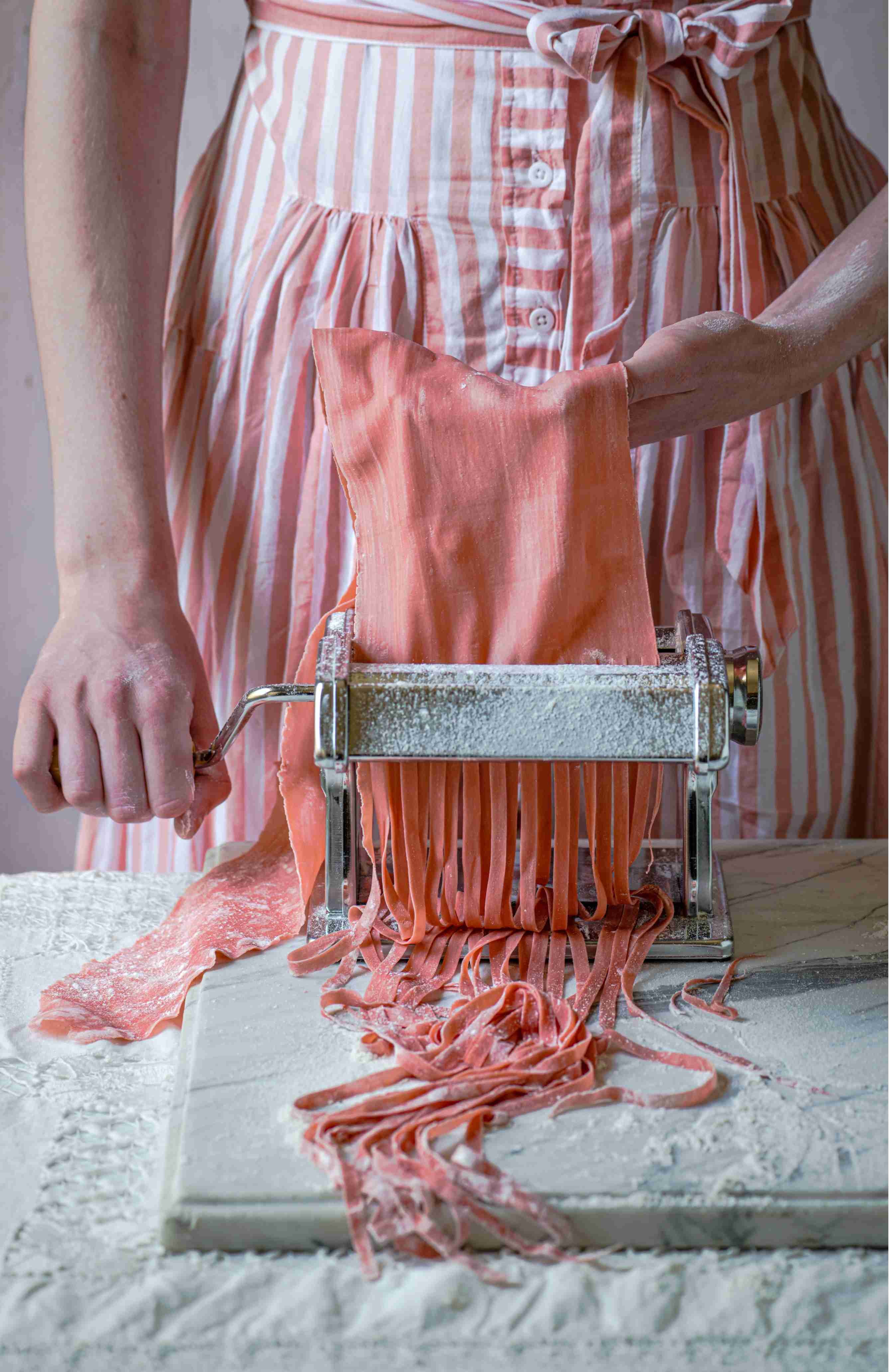 2nd_Food Influencer_Claudia Anton_Stripes on Stripes Pink Pasta