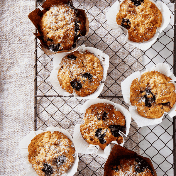 Banana and Blueberry Muffins
