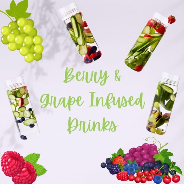 Berry & Grape Infused Drinks