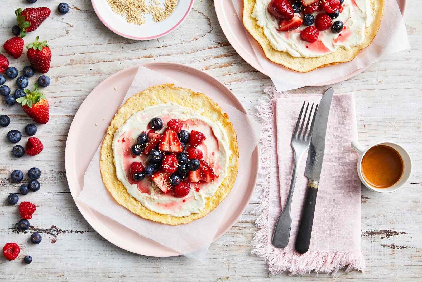 Blueberries_Raspberries_Strawberries_Berry Breakfast Omelette