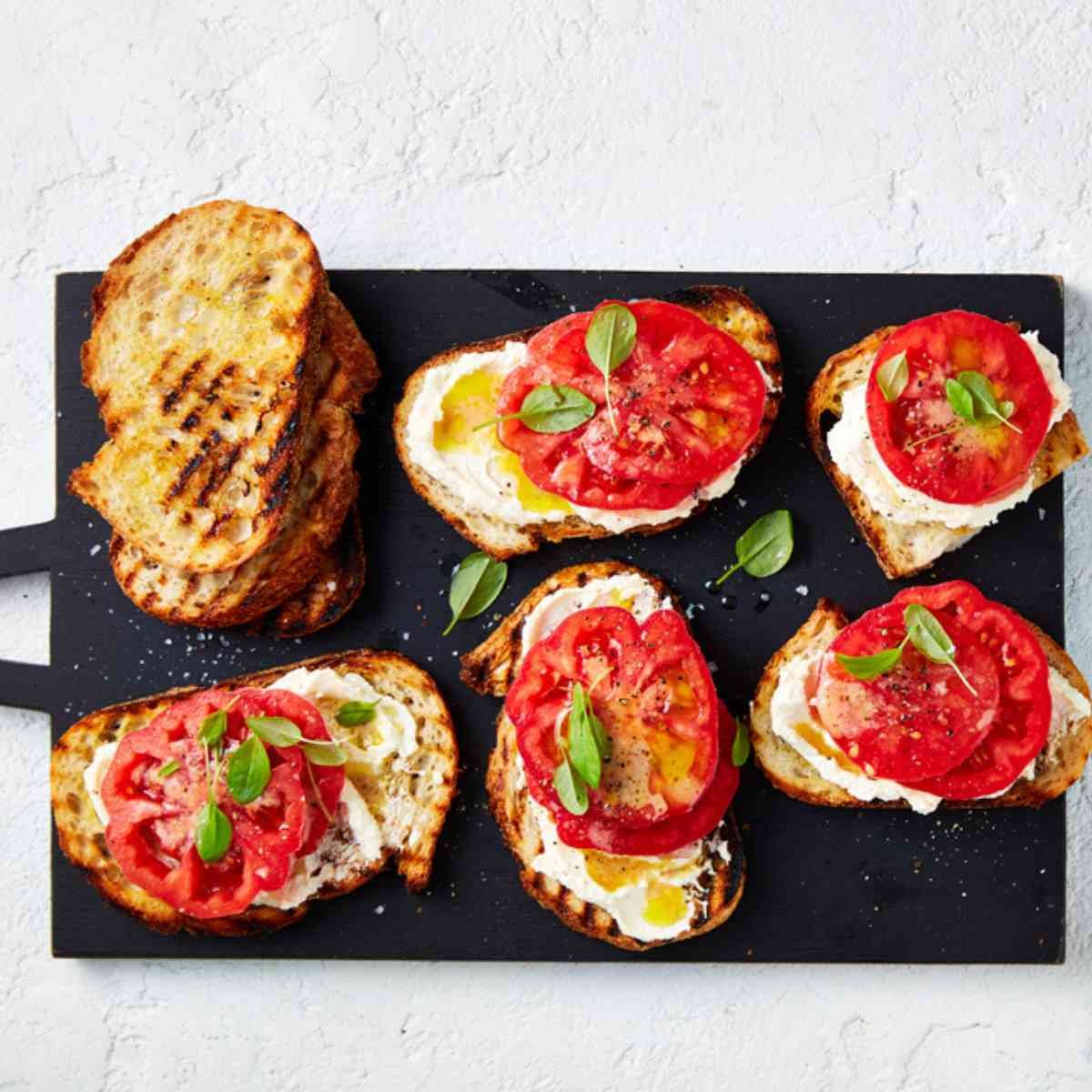 Bruschetta with Monteros tomatoes