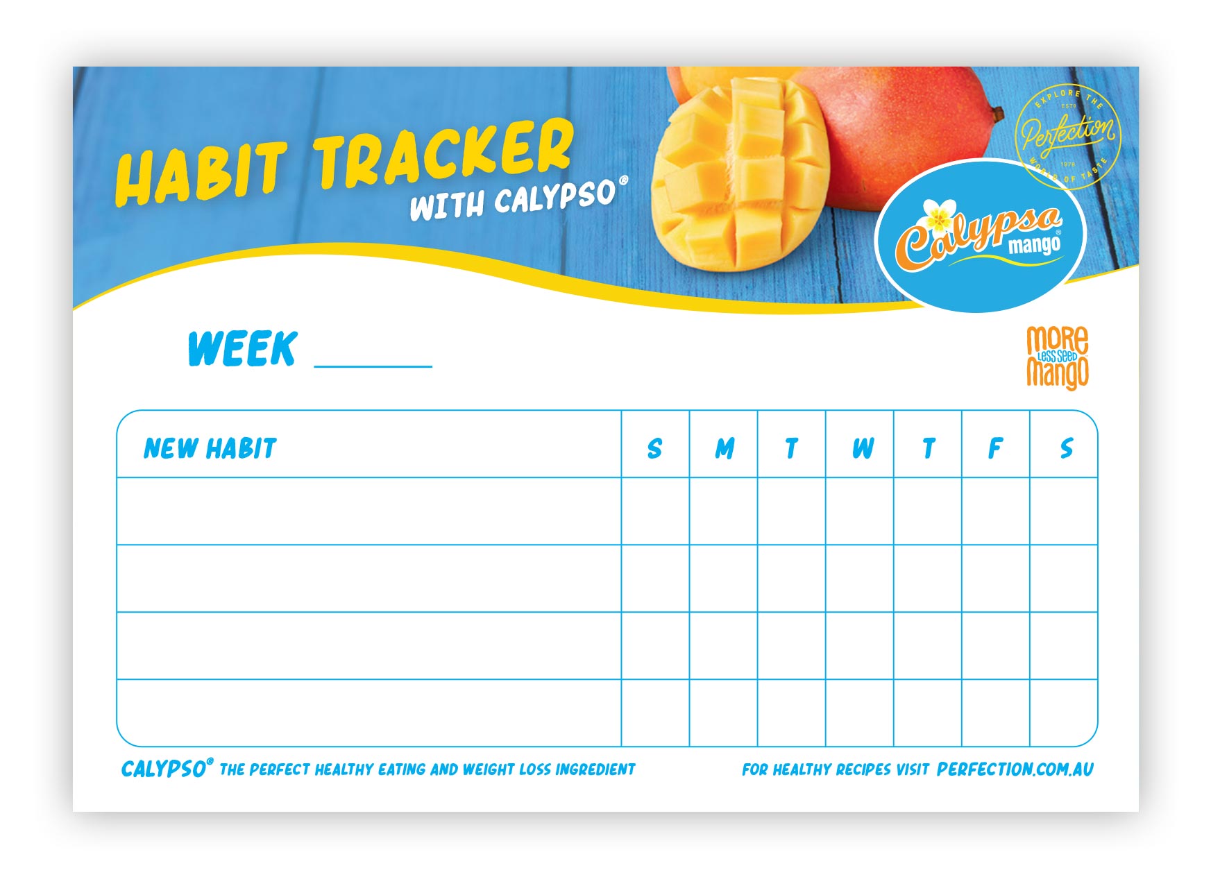 Calypso Mango Habit Tracker
