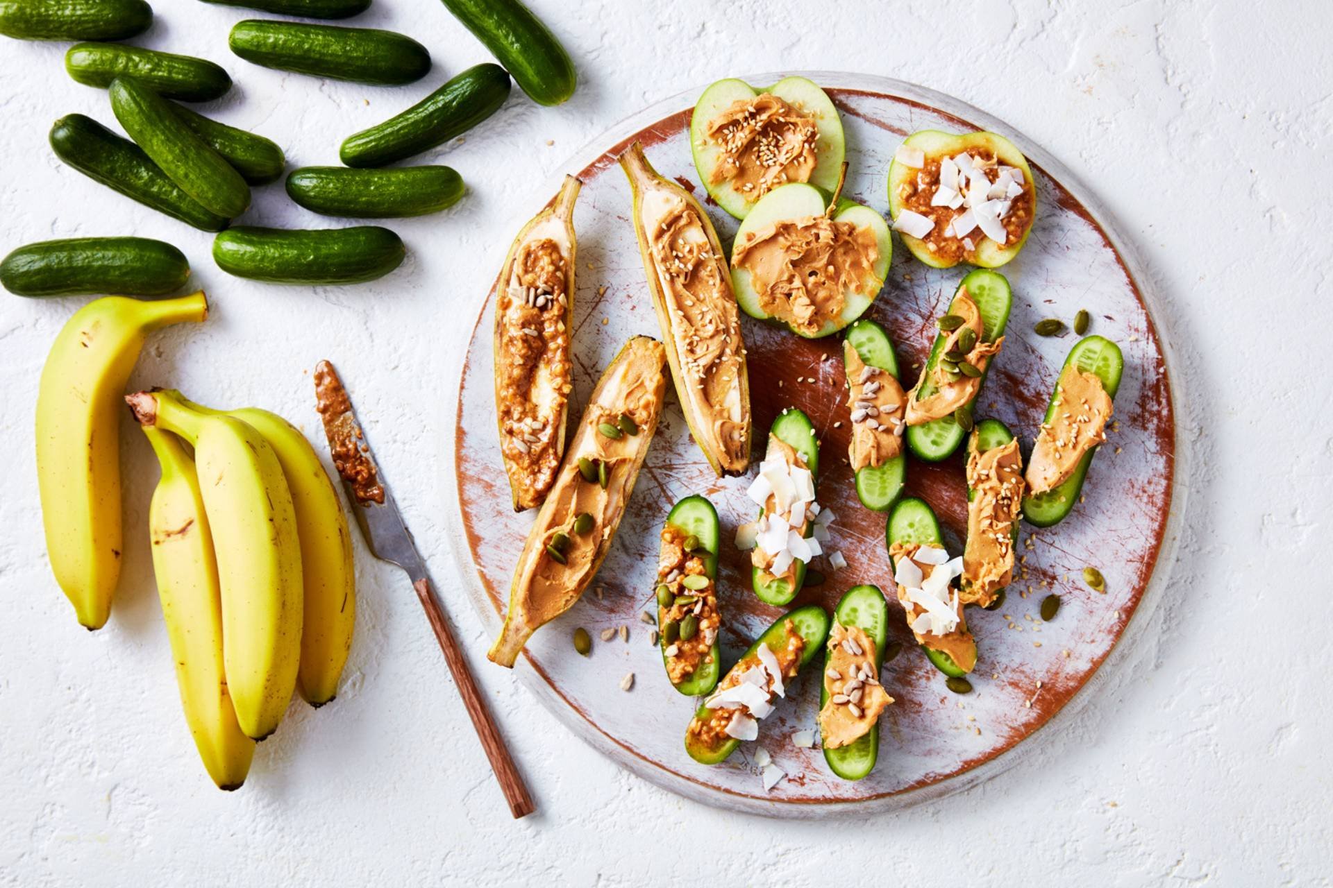 Qukes with Nut Butters