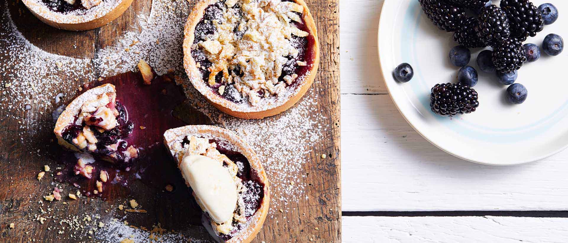 recipe berry streusel pies