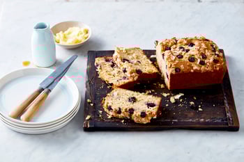 Blueberry, Coconut Banana Bread