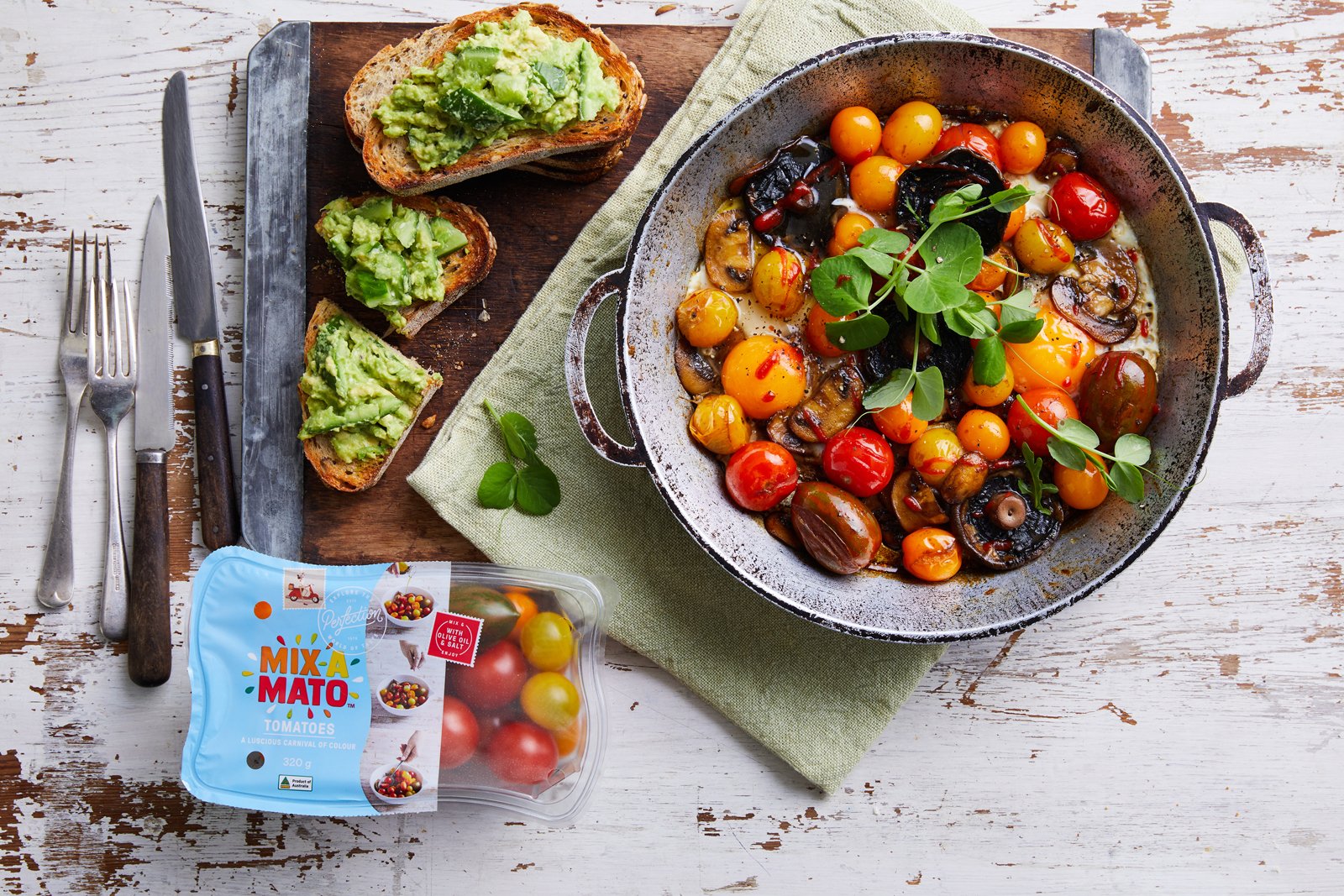 Recipe Mixamato Tomato All Day Breakfast by Perfection Fresh