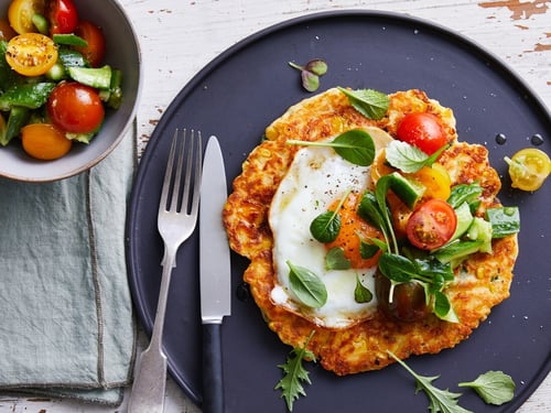 Recipe_LR_Mixamato_Tomato & Corn Fritter Breakfast Pancakes_01_2020