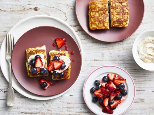 Recipe_LR_Strawberries_Blueberries_French Toast Waffles Berries Espresso Labne_Janelle Bloom_2019_03