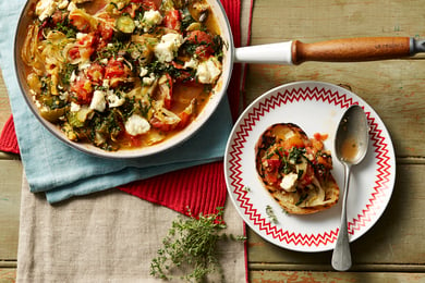 Recipe_LR_Truss Tomatoes_Flat Mushrooms_Baby Fennel_Tuscan Kale Cabbage_Mediterranean Vegetable Stew_Janelle Bloom1_2015