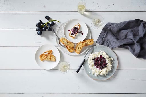 Recipe_WR_Grapes_Midnight Beauty_Ricotta with Honeyed Grapes on Toast_Hero