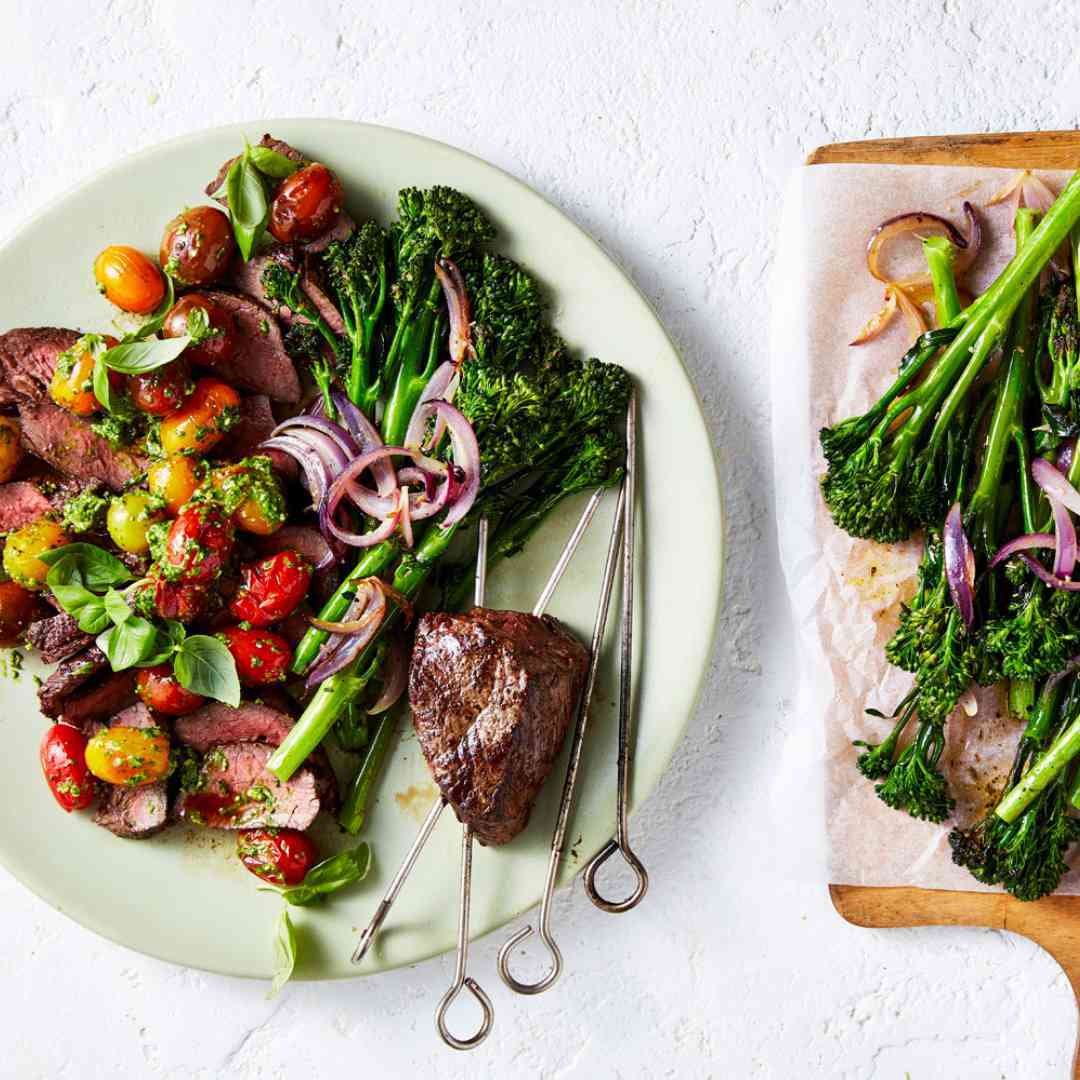 Sauteed-Broccolini-with-Rump-Roast-and-Mix-a-Mato Tomatoes-1