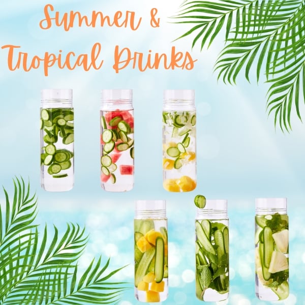 Tropical and Summer Qukes Infused Waters