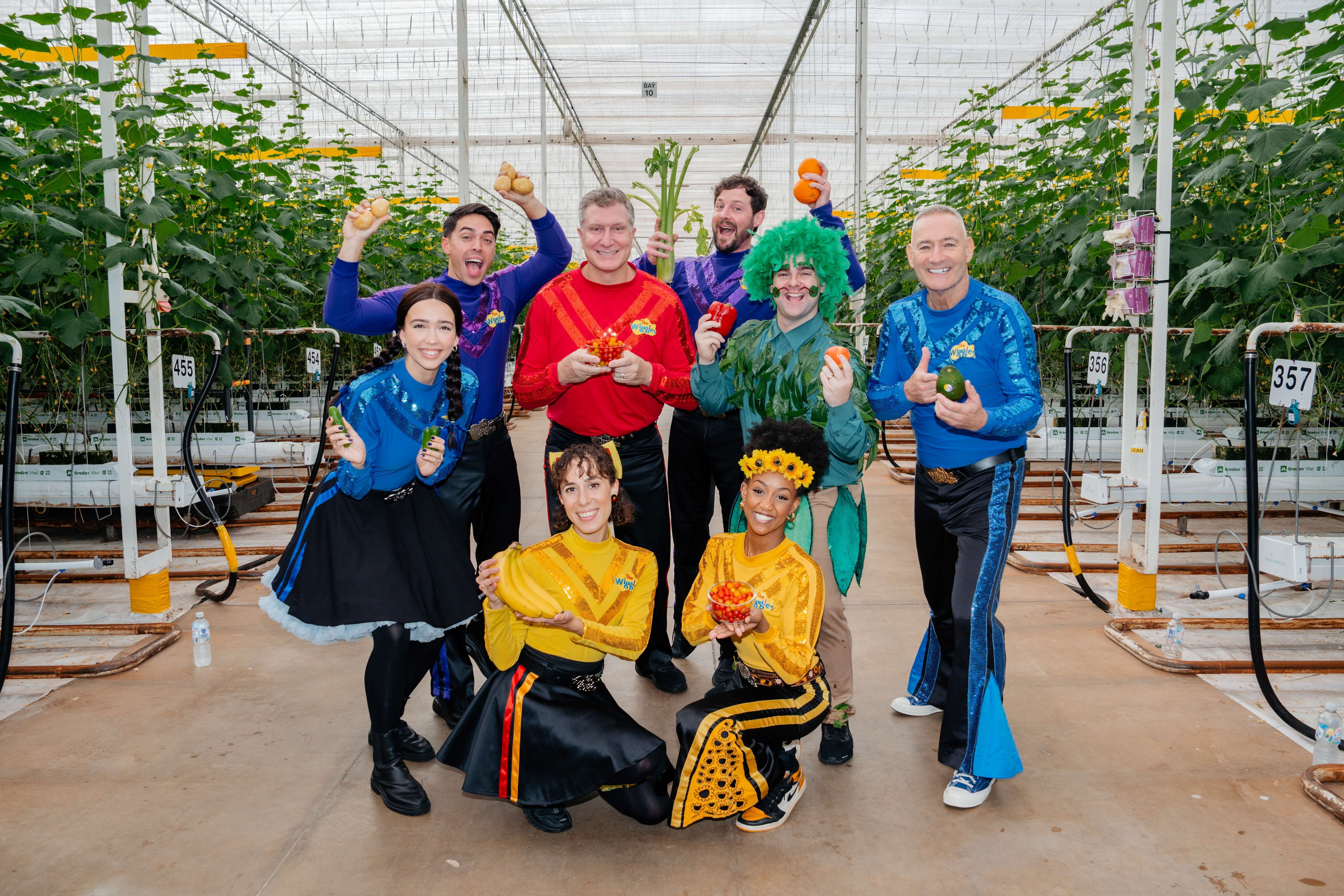Wiggles with fruit and vegetables
