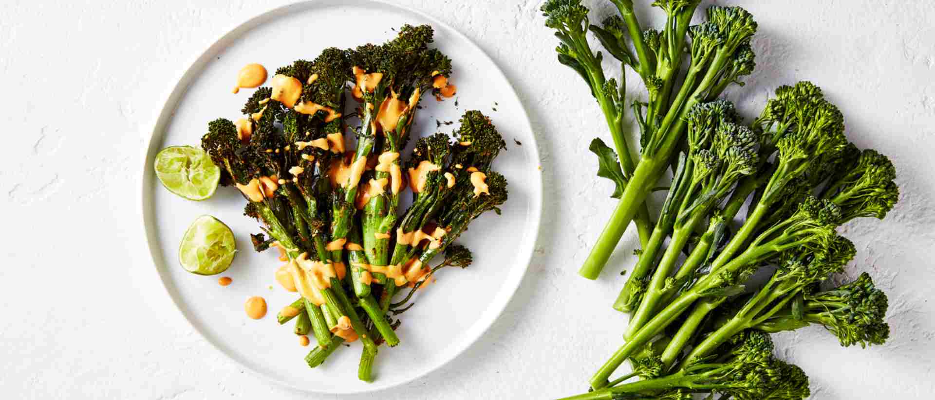 Air fryer Broccolini® with Chipotle Mayo Recipe 