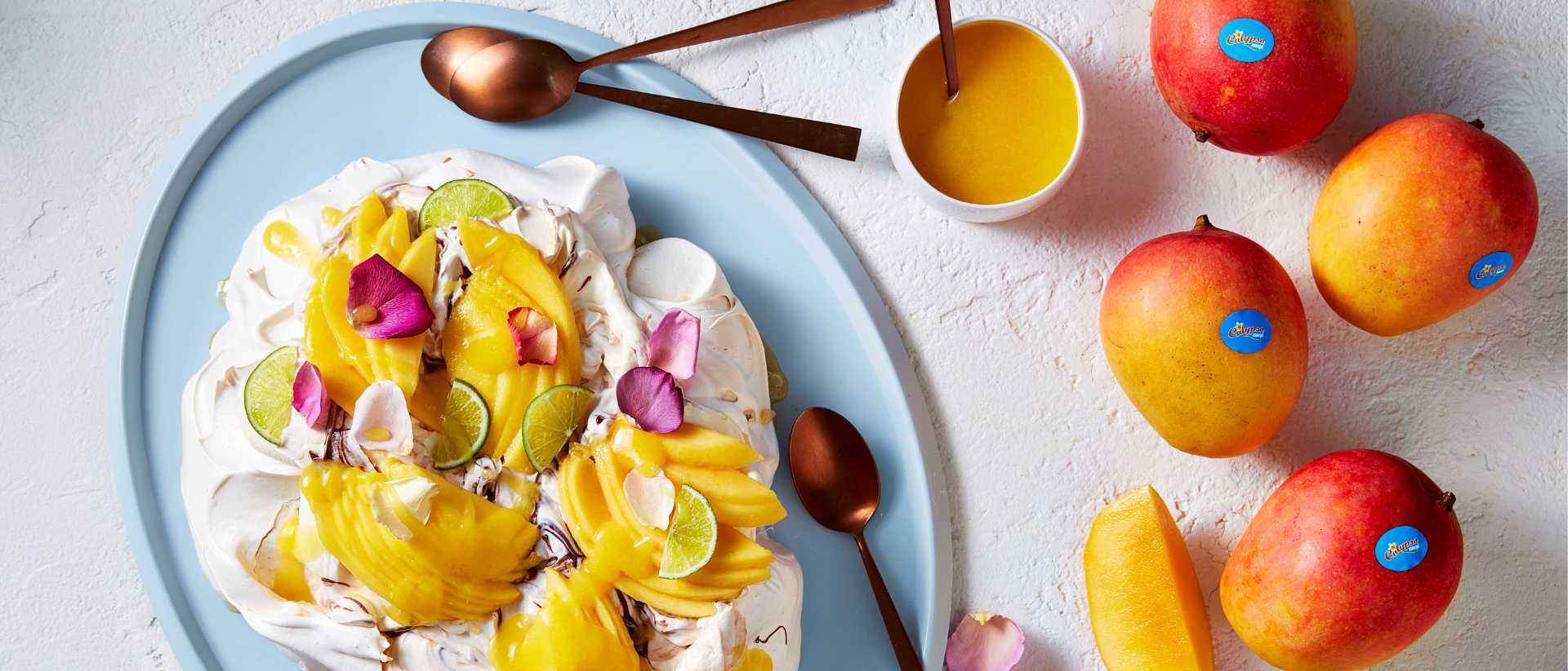 Calypso® Mango Party Pavlova Recipe 