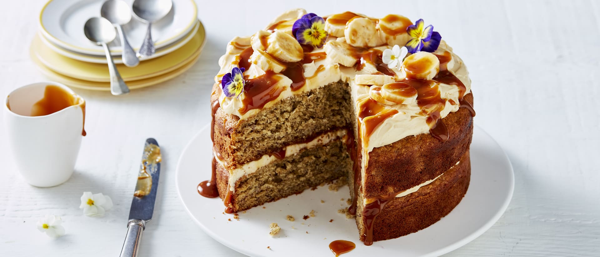 Dulce De Leche Banana Cake Recipe