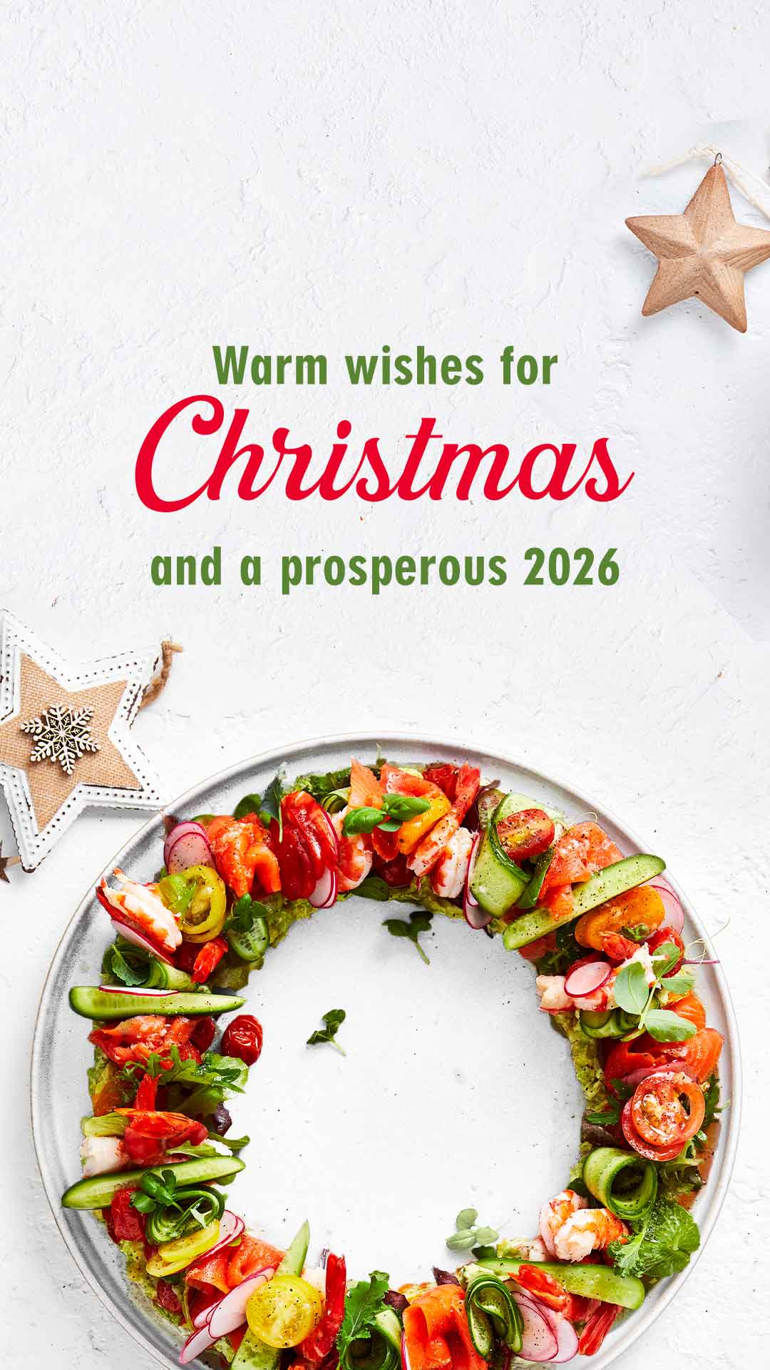 Warm wishes for Christmas and a prosperous 2026