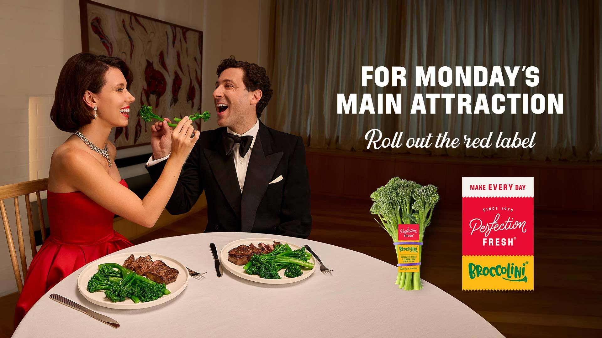 For Monday's main attraction. Roll out the red label.