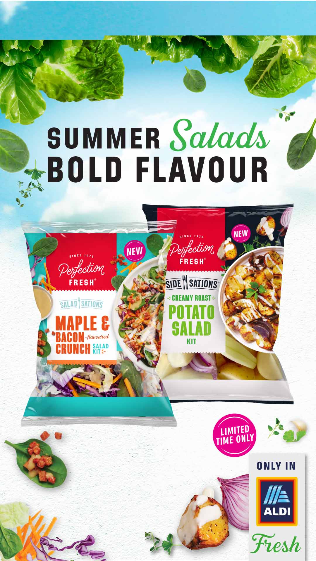 Summer Salads Bold Flavour. New salads to try now!