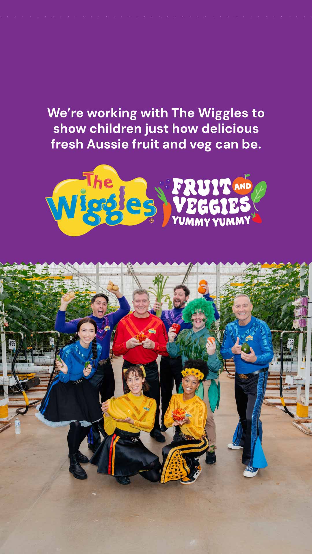 We're working with The Wiggles! Click to learn more. 
