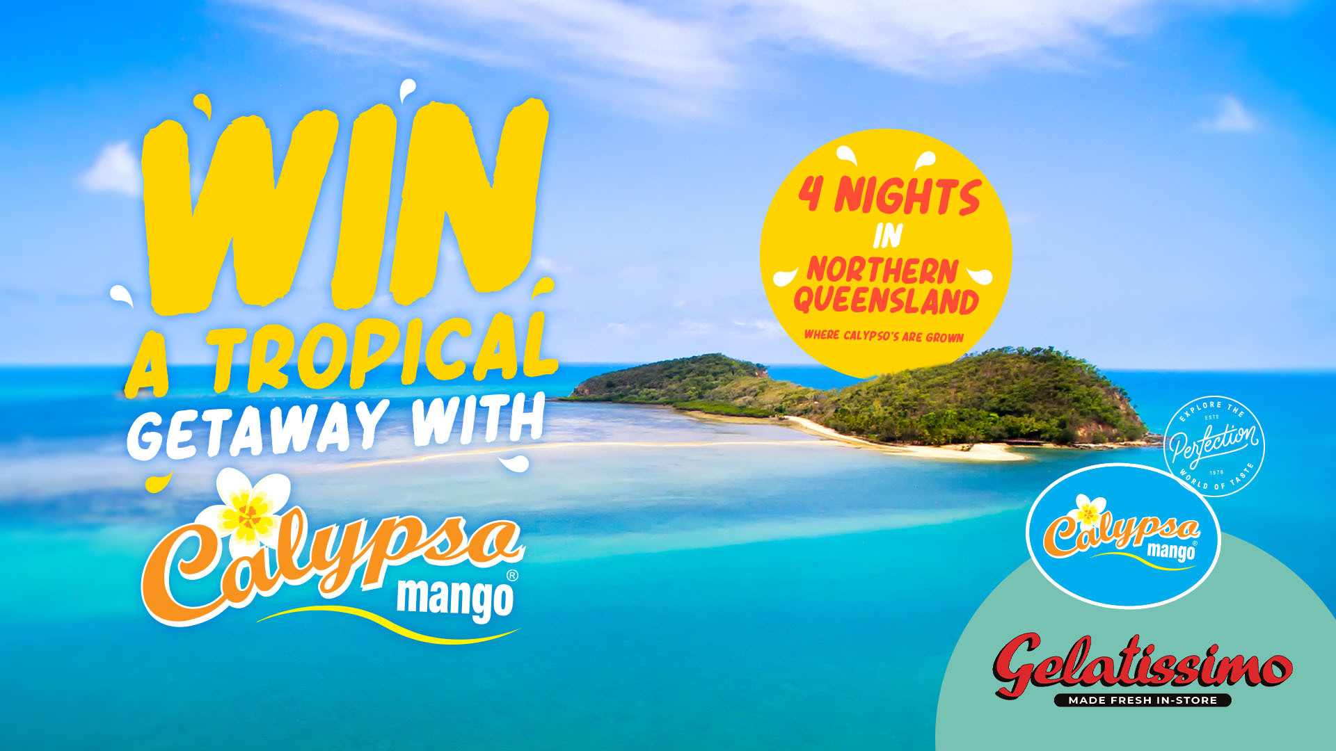 Win a tropical getaway with Calypso Mango