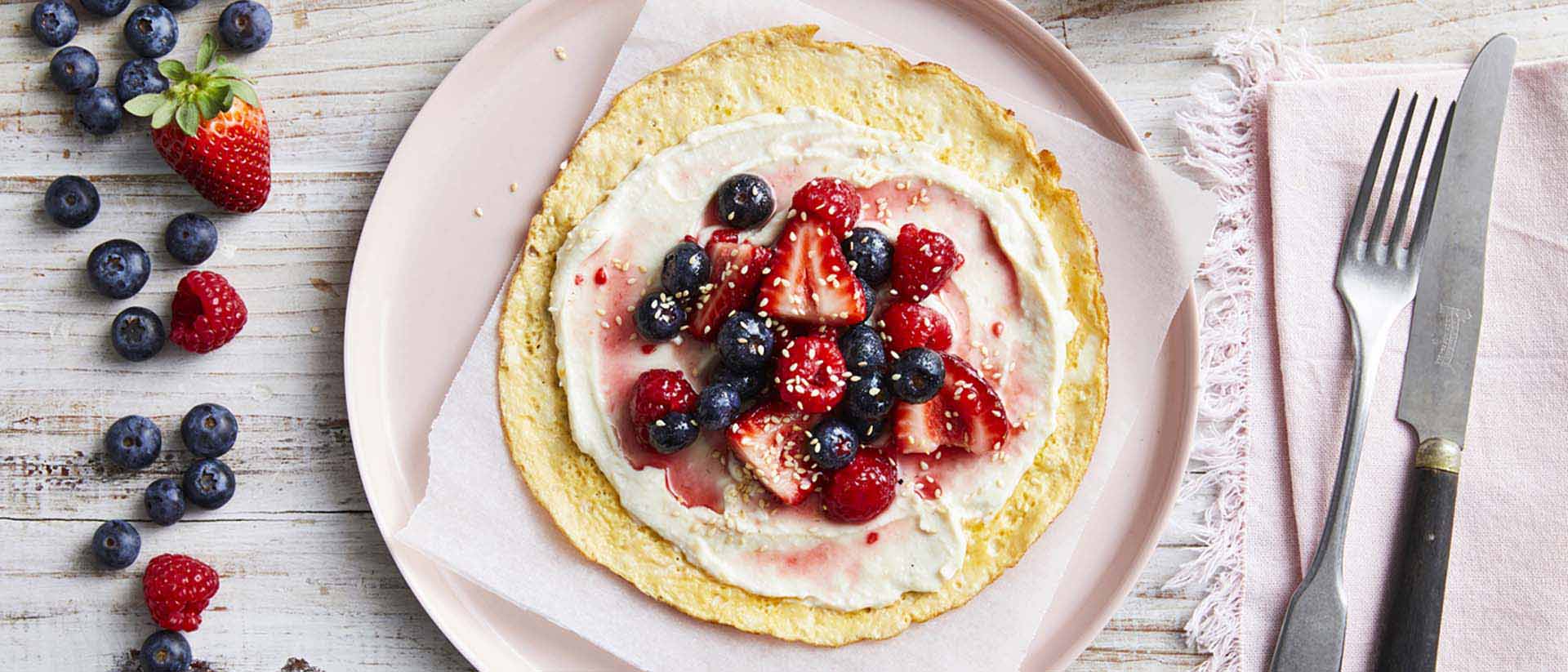 Perfection Berry Breakfast Omelette Recipe