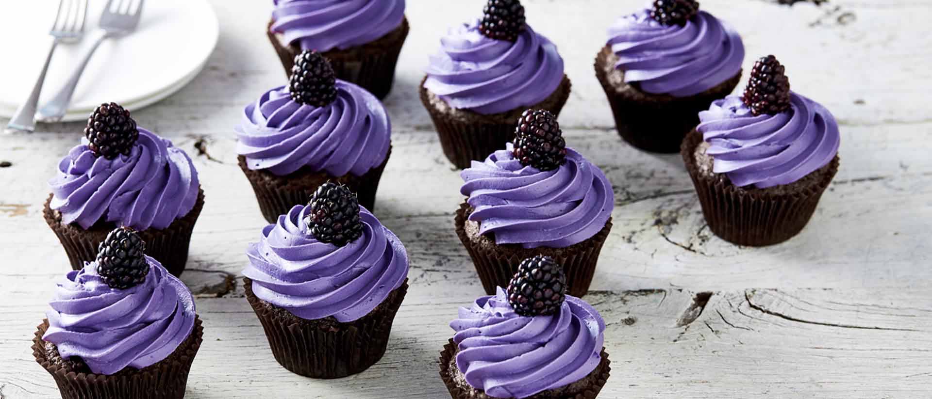 Purple Velvet Cupcakes Recipe