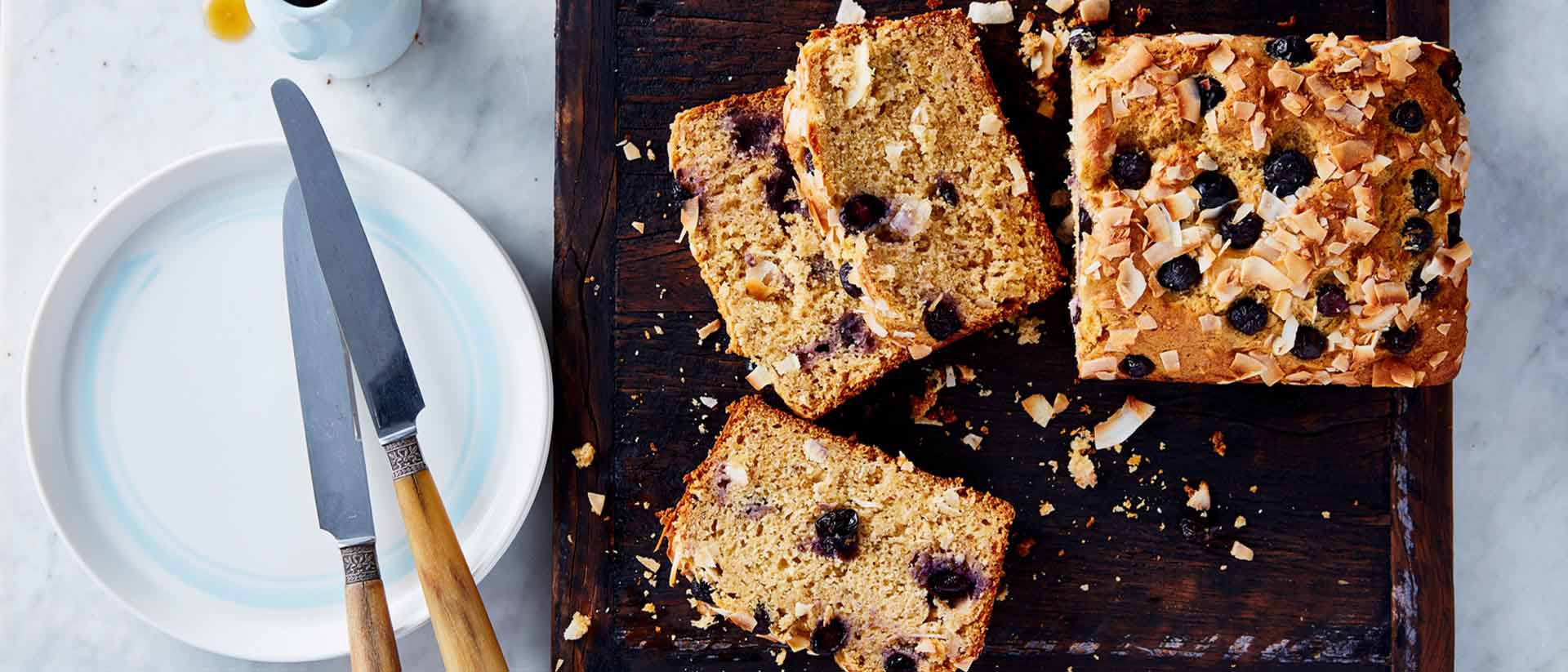 Blueberry Coconut Banana Bread Recipe