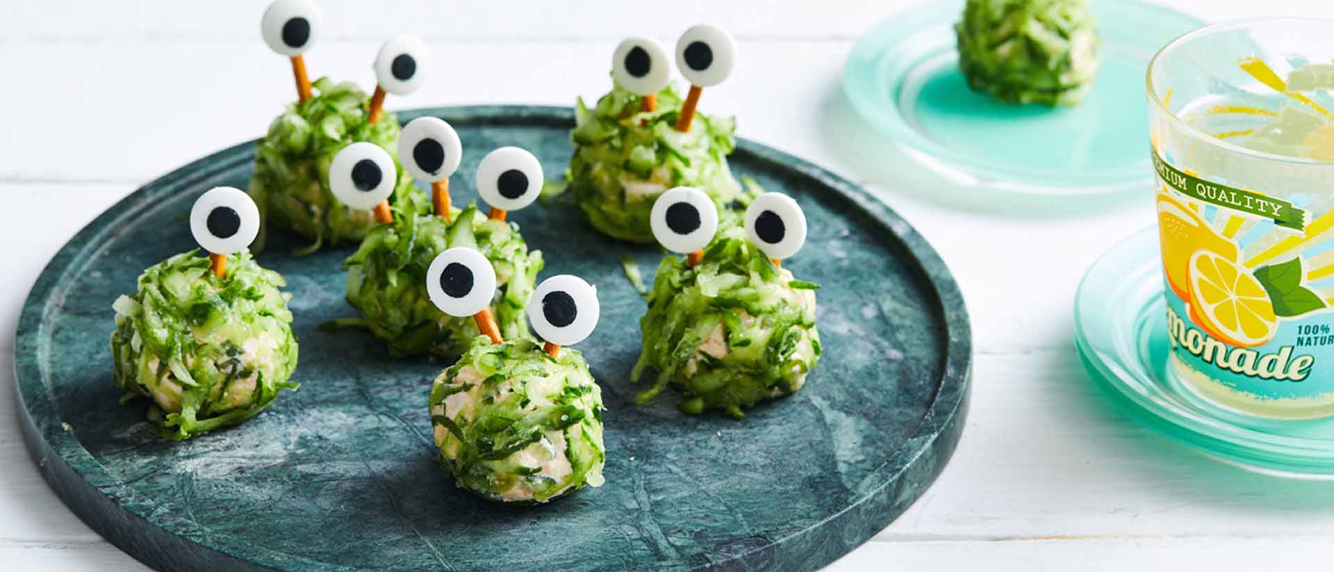 Green Monster Qukes Cheese Balls Recipe