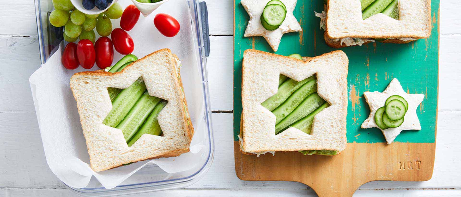 Qukes Star Sandwiches Recipe