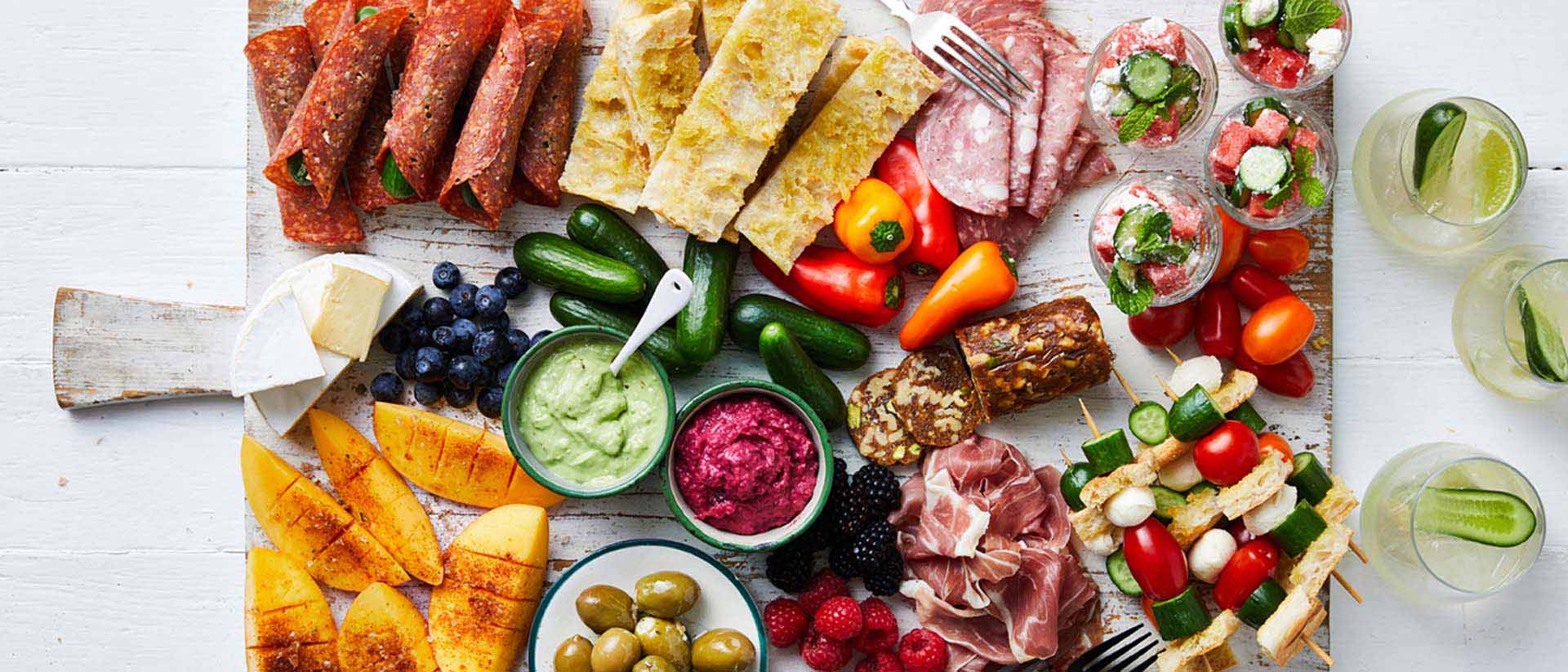 Qukes Summer Snacking Platter Recipe