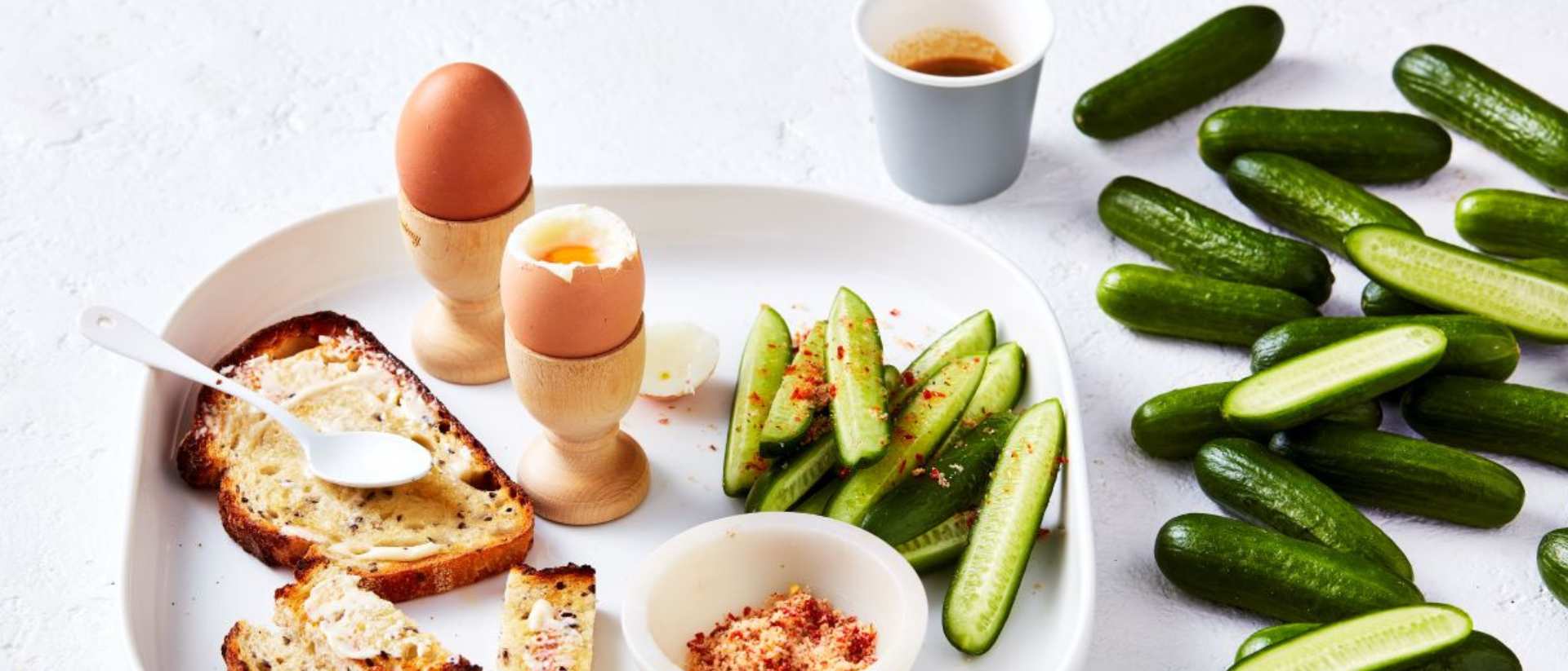 Soft Boiled Eggs With Qukes® Dippers Recipe 