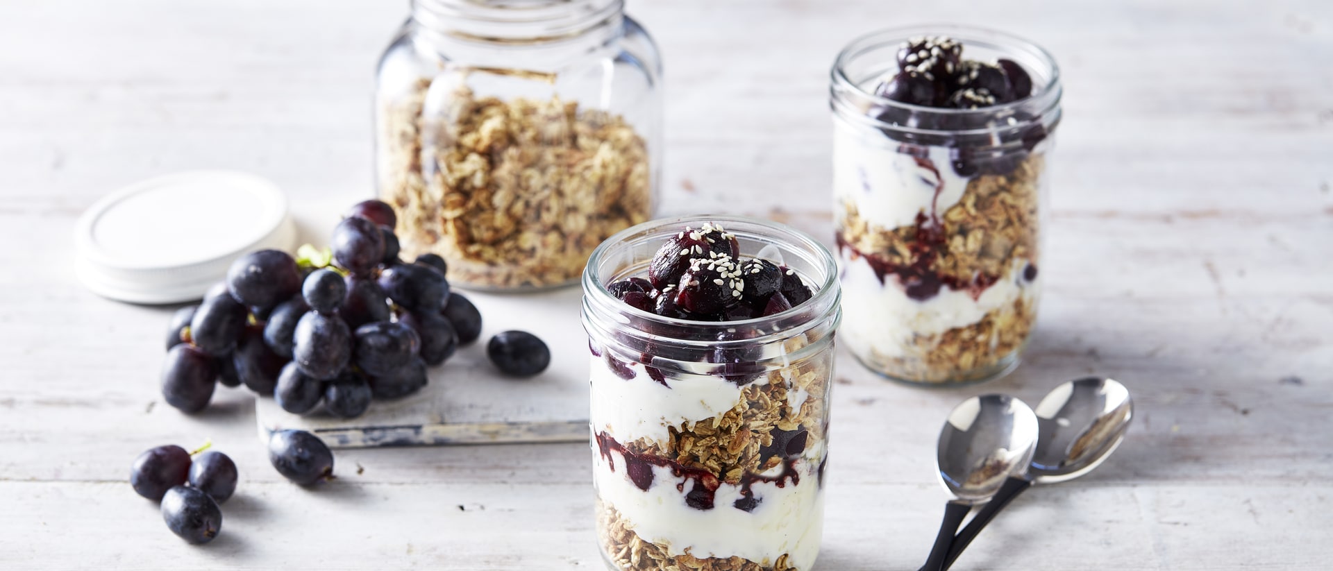 Midnight Beauty® Grape Breakfast Jars Recipe