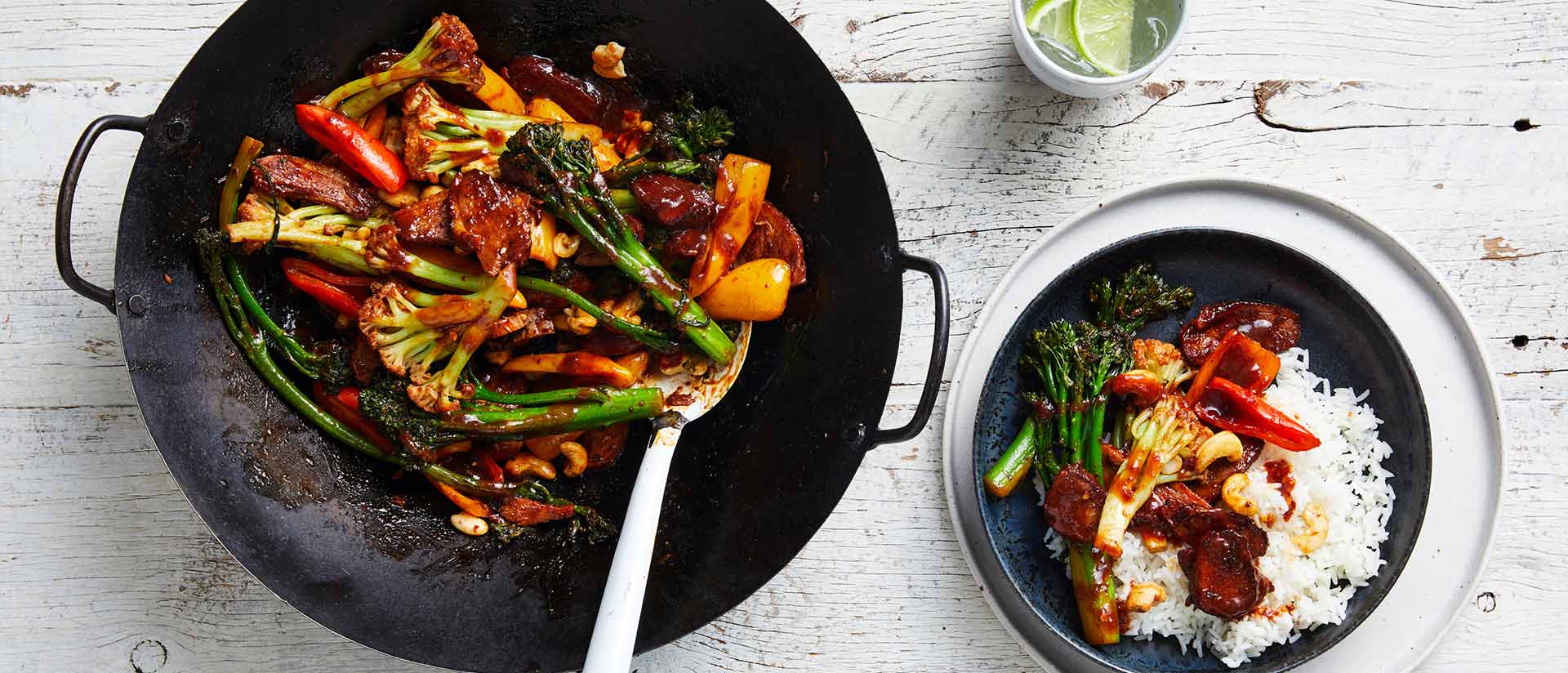 Hoisin Duck Broccolini Fioretto Stir Fry Recipe