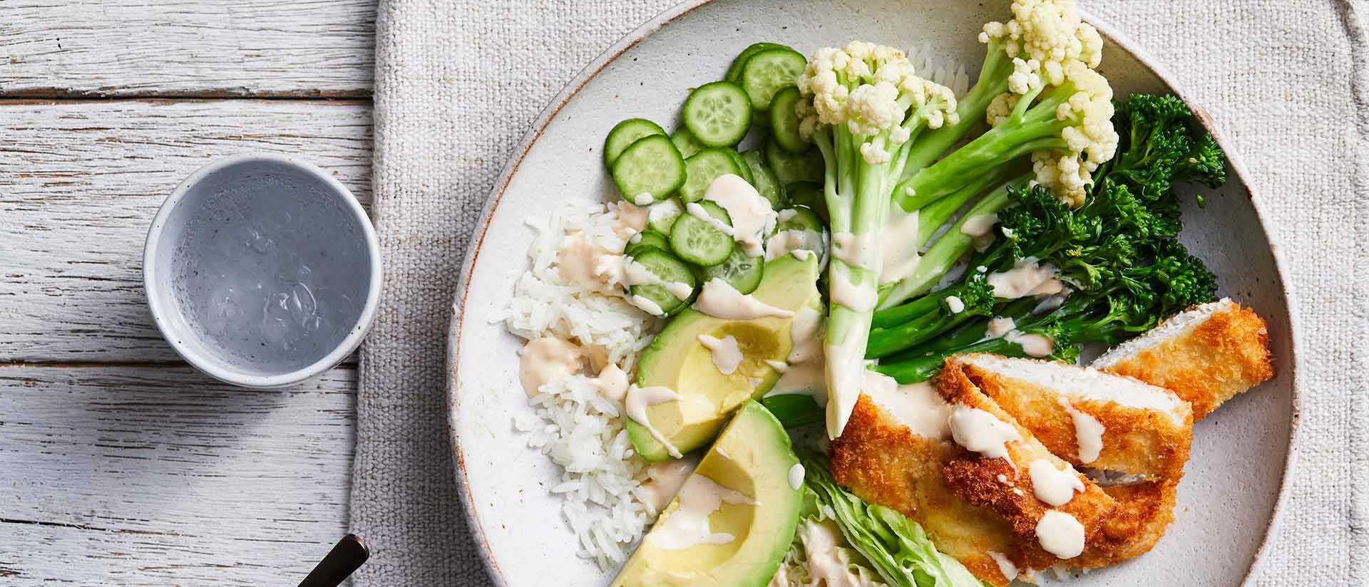 Katzu Chicken Broccolini And Fioretto Bowl Recipe