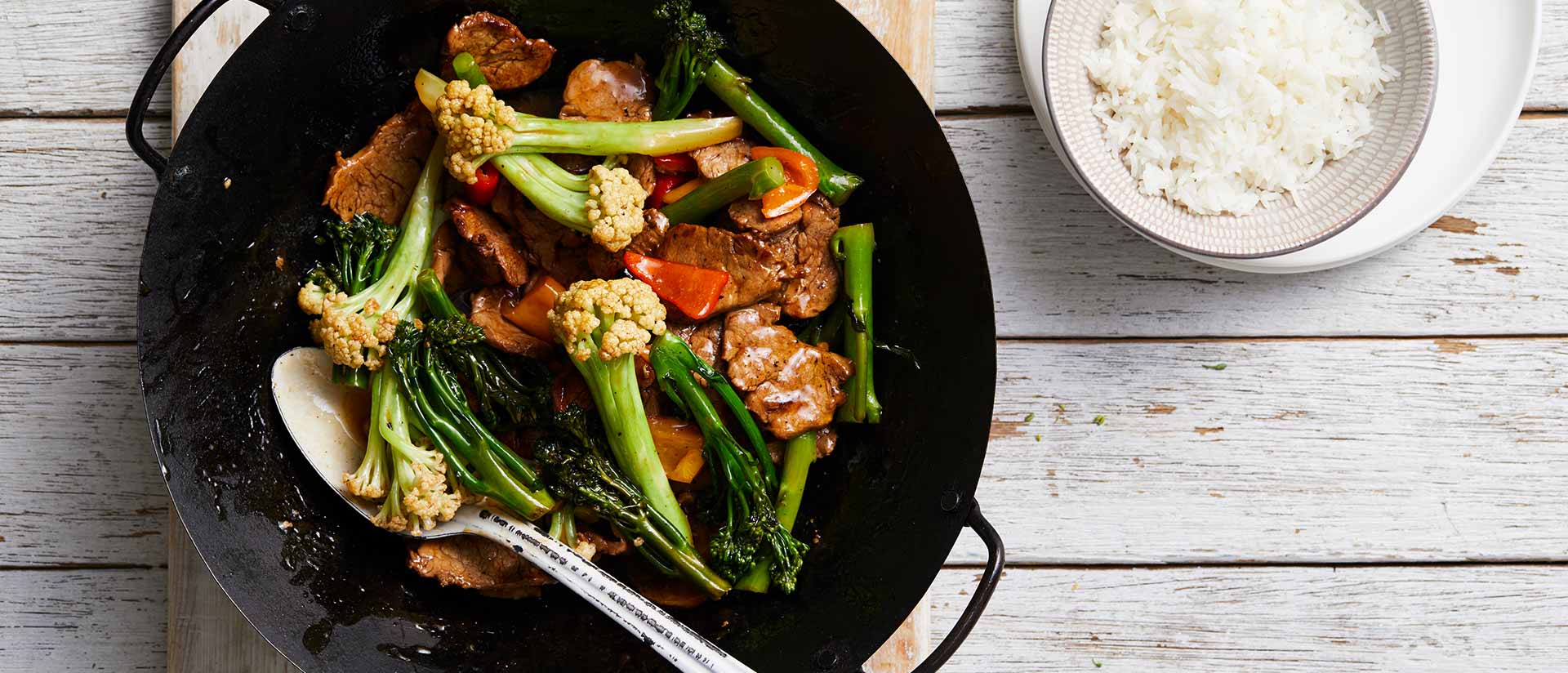 Broccolini And Fioretto Sweet And Sour Pork Recipe