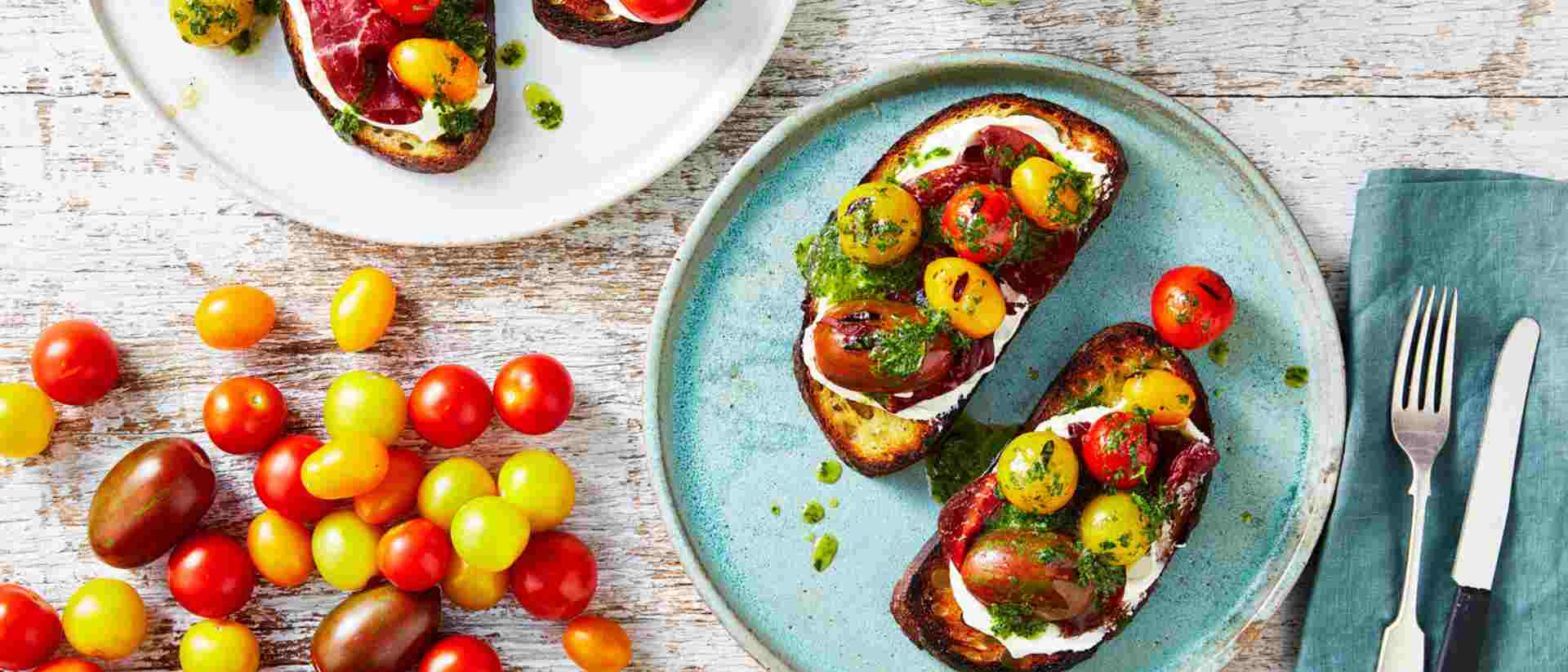 Chargrilled Mix-a-Mato® bruschetta Recipe 