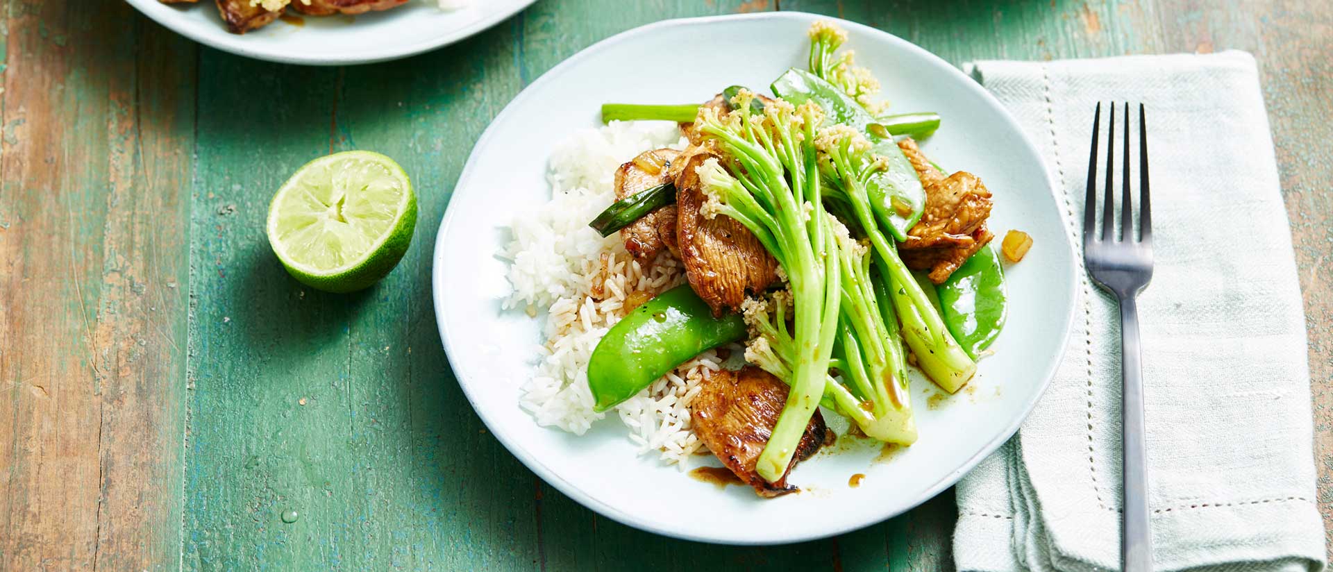 Fioretto Soy Chicken Lime Ginger Stir Fry Recipe