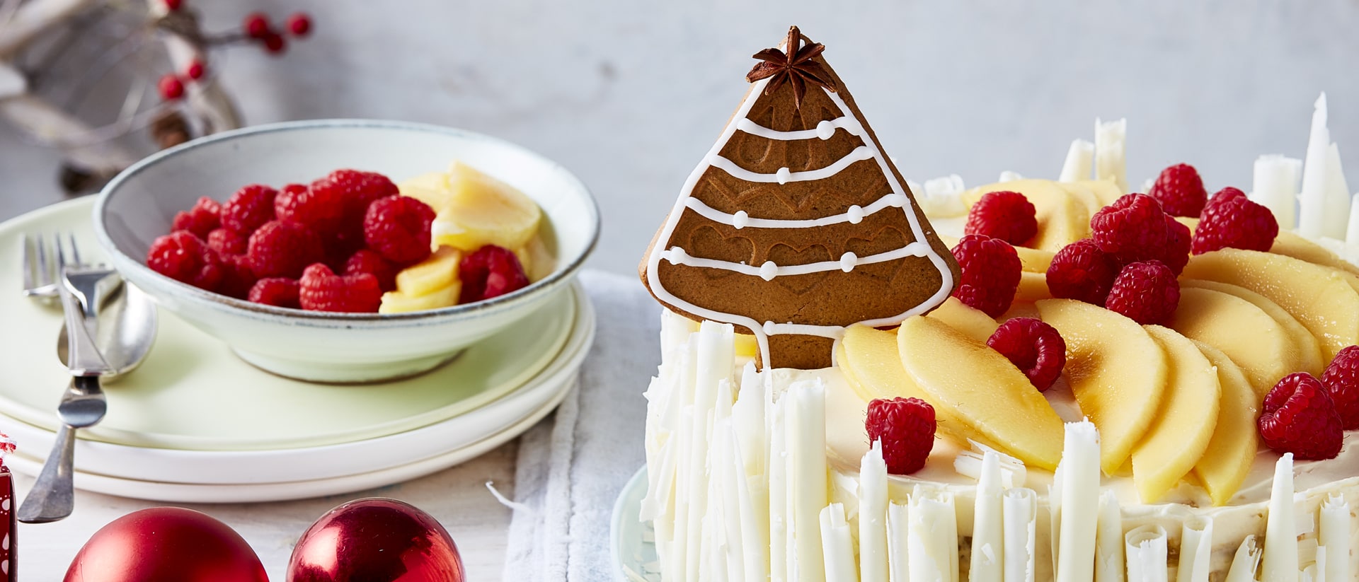 No Bake Calypso Mango Celebration Cake Christmas Edition Recipe