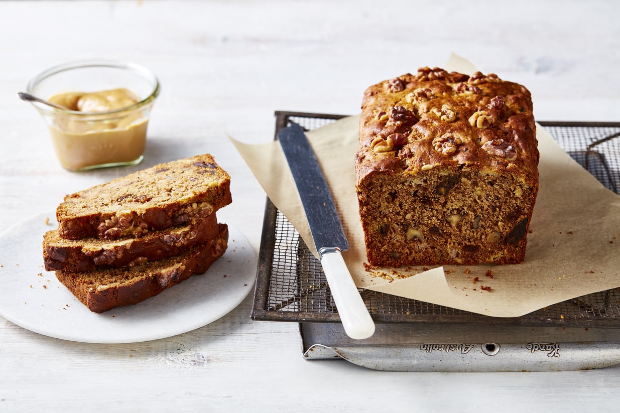 Banana Date Walnut Spelt Bread Recipe