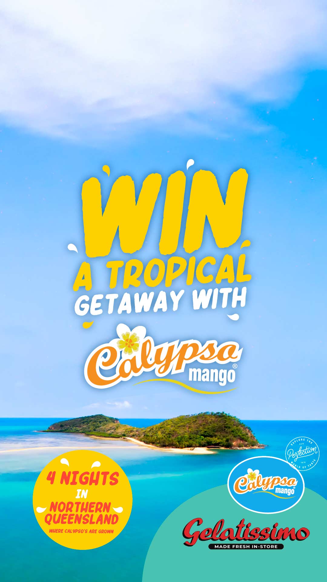 Win a tropical getaway with Calypso Mango