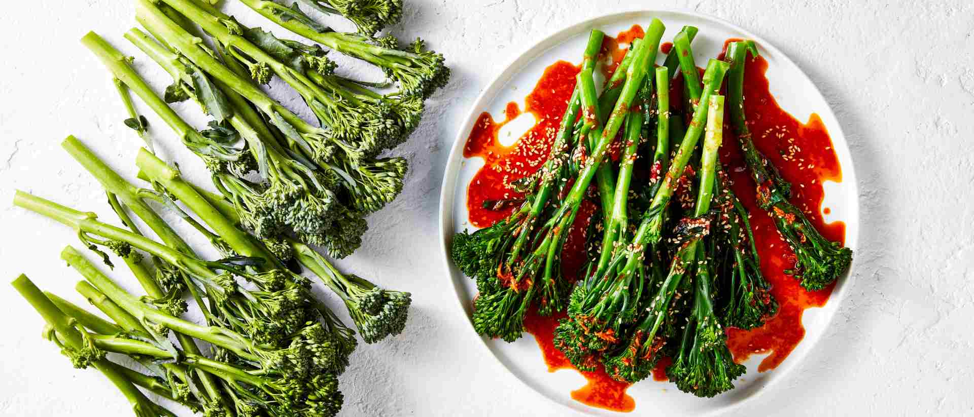 Steamed Broccolini® with Gochujang Dressing Recipe 