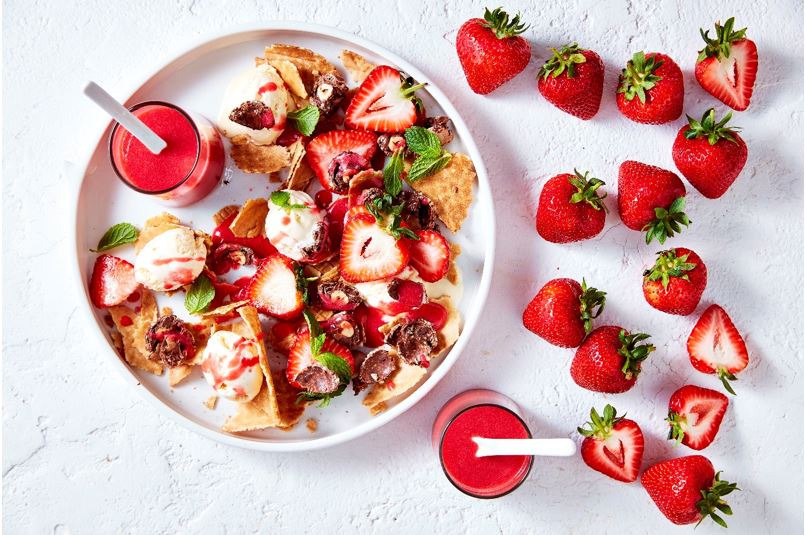 Deconstructed Perfection Strawberry sundae Recipe 